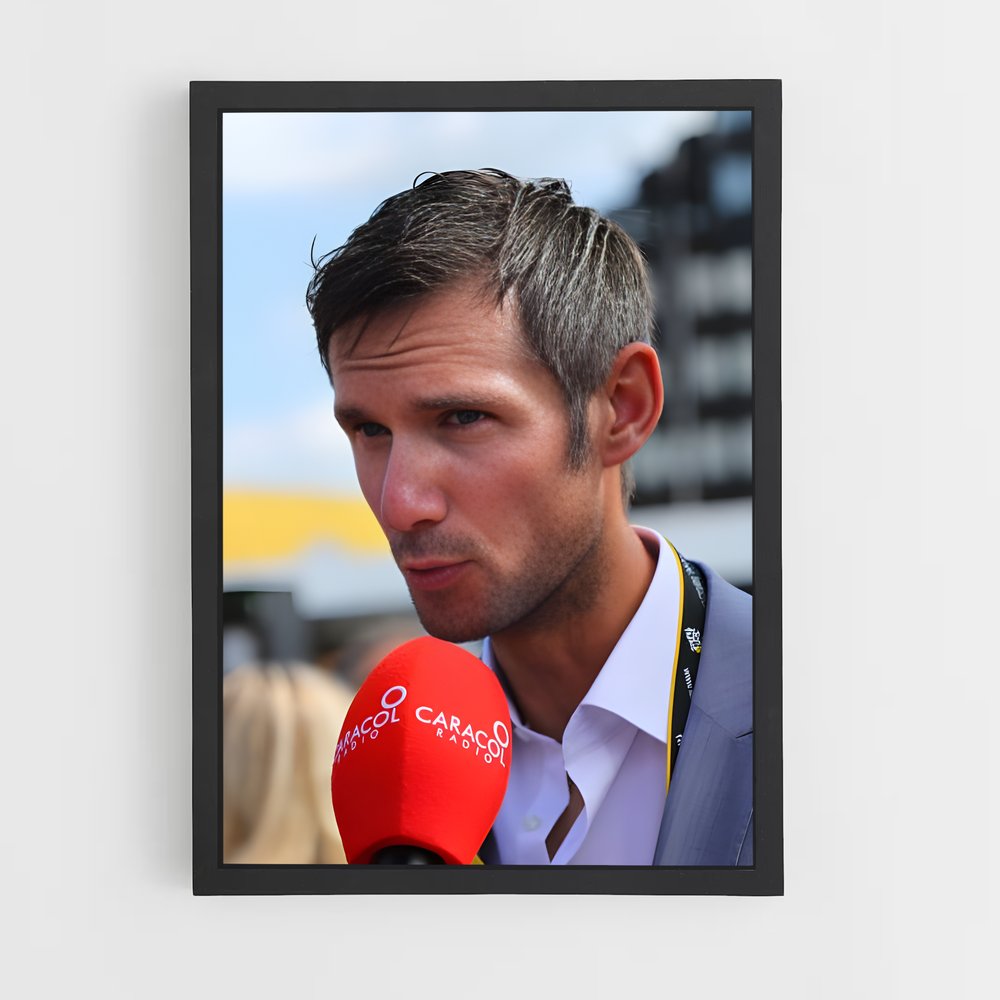 Poster L'Interview Élégante – affiche Cyclisme (vue 2)